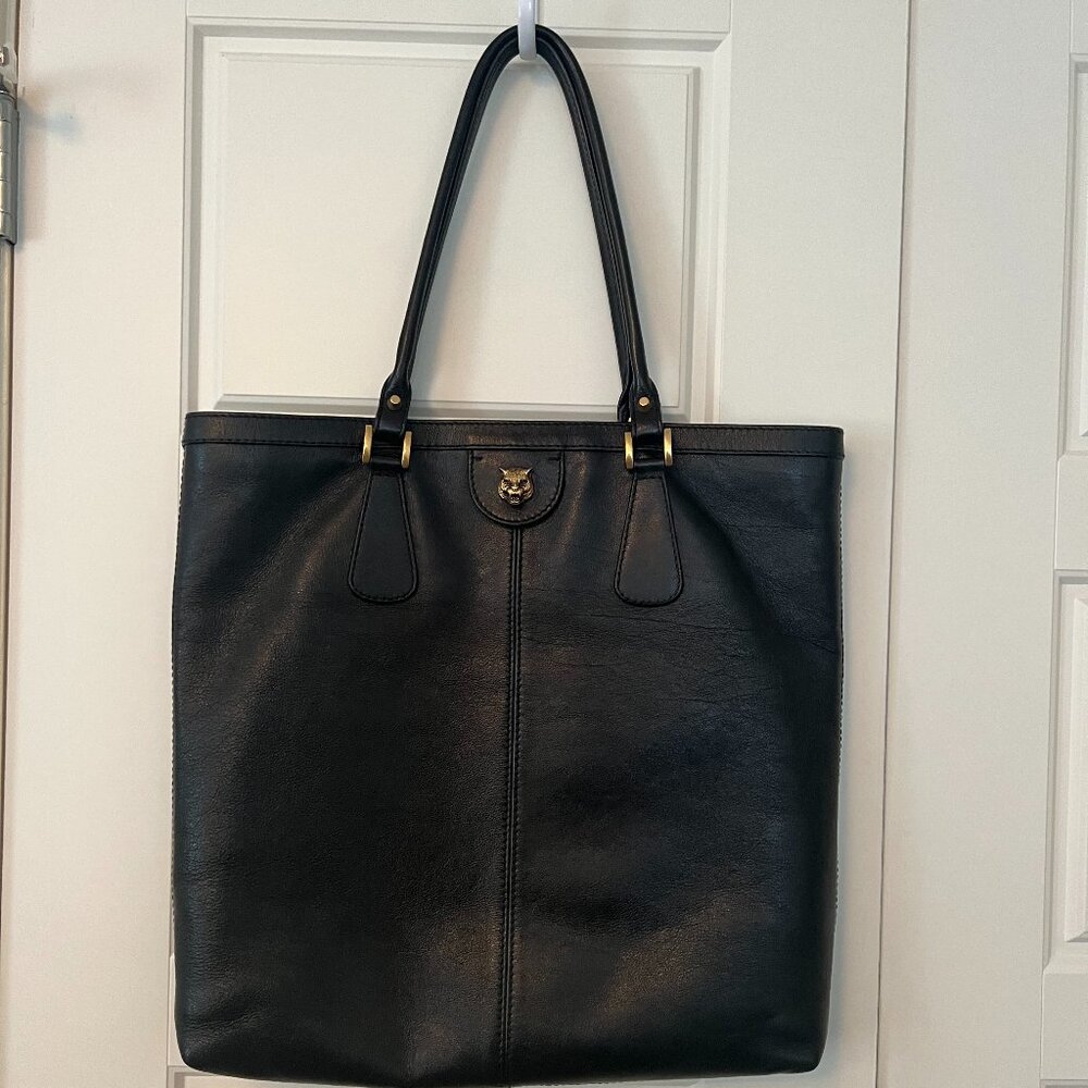 Authentic Gucci Marmot Vintage Leather Tote